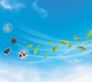 oro apykaita, virusų šalinimas, energijos atgavimas, drėgmės kontrolė